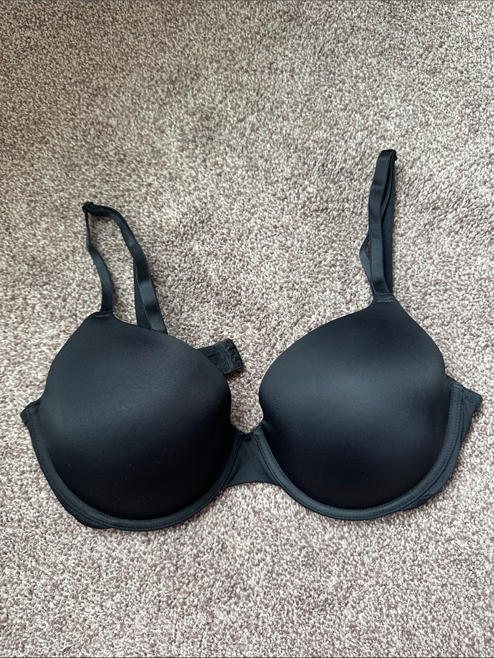 PINK Victoria's Secret Black Smooth T-Shirt Bra